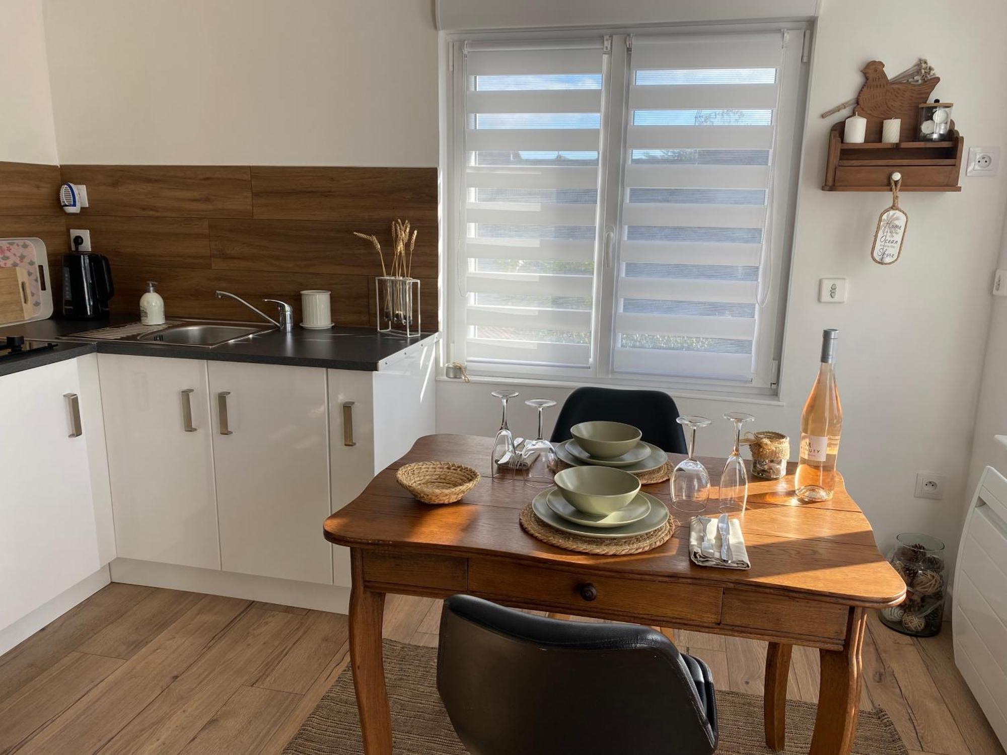 Appartement Au Gre Des Bulles Cucq Kültér fotó